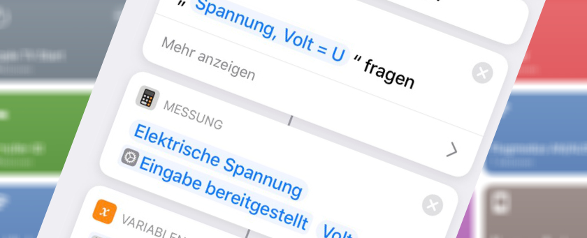 Formel: Ohmsches Gesetz