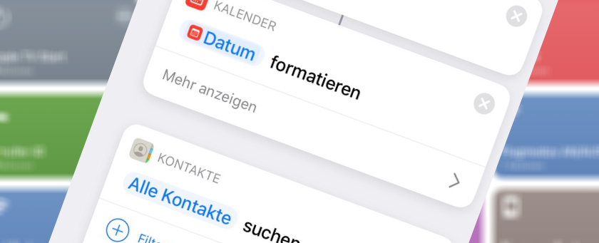 Kontakte sichern und versenden