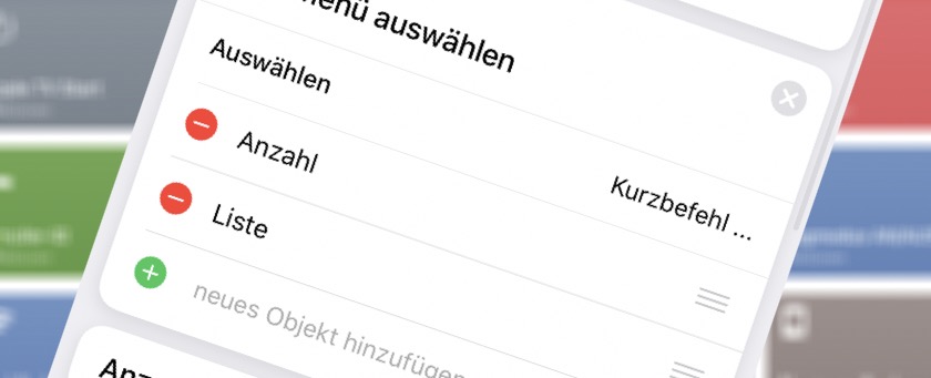 Kurzbefehl Anzahl oder Liste