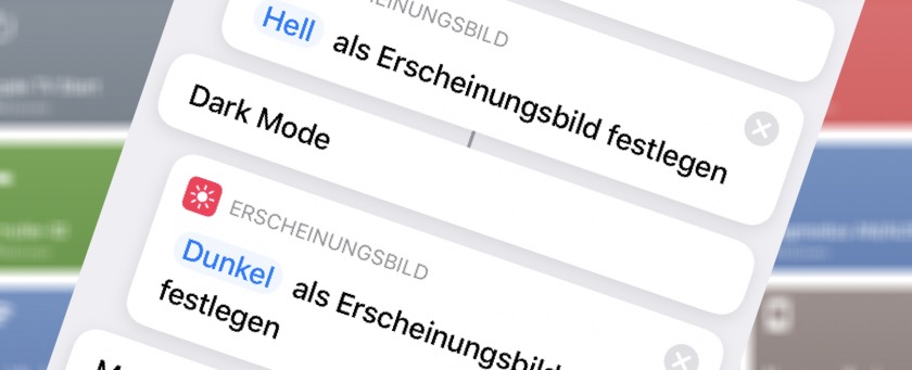Light oder Dark Mode