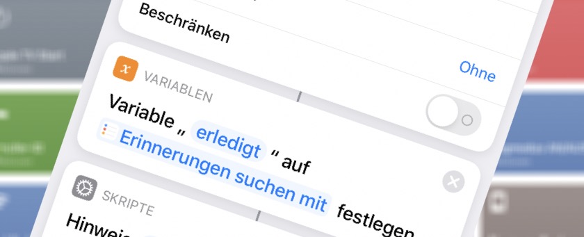 Erledigte Erinnerungen l&ouml;schen