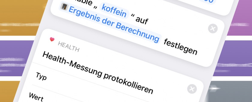 Health Koffein protokollieren