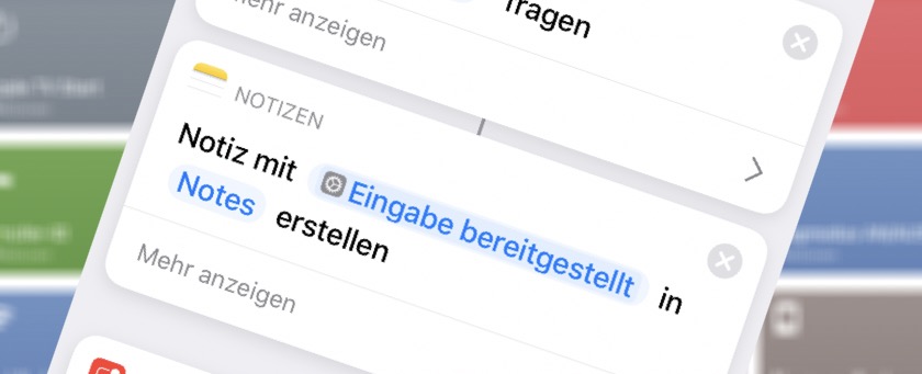 Schnelle Notiz erstellen