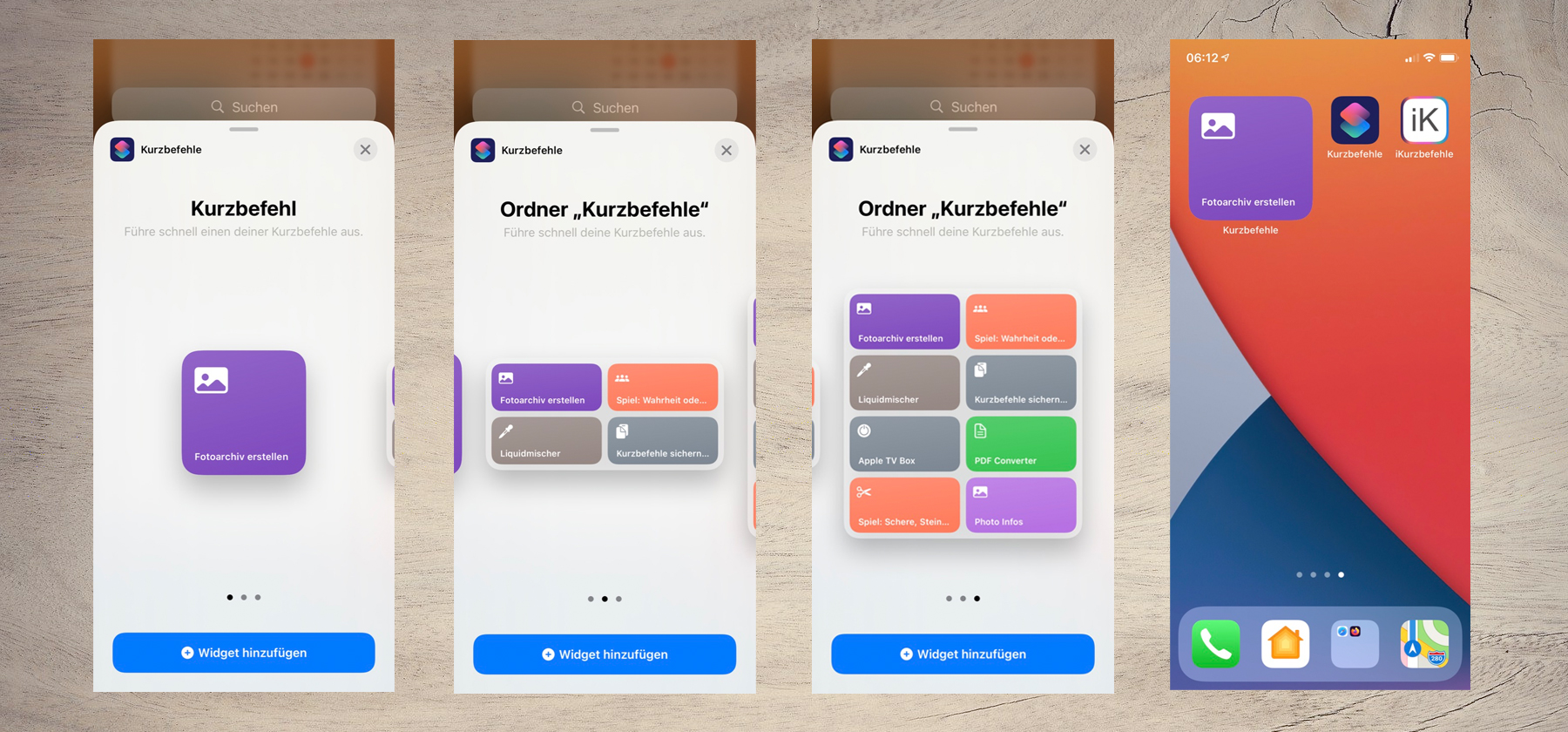 iOS 14: Neues Kurzbefehl Widgets